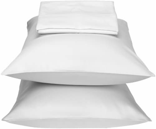 HD Designs 300 Thread Count Sheet Set - Bright White Perspective: front