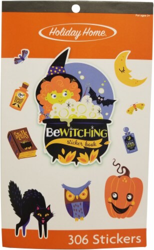 Holiday Home® Halloween Bewitching Sticker Book Perspective: front