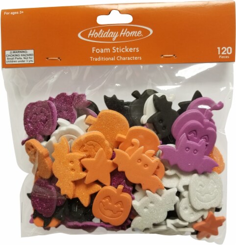Holiday Home® Halloween Traditional Characters Foam Stickers Perspective: front