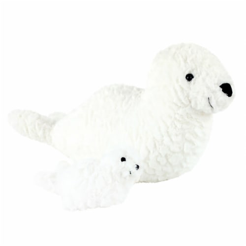 Holiday Home Mom & Baby Seal Plush Toys Perspective: front