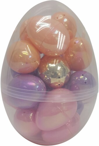 Holiday Home Iridescent Easter Eggs Perspective: front