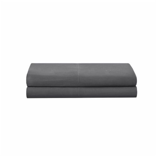 Modavari Home Fashions Pillow Case Set - Dark Grey Perspective: front