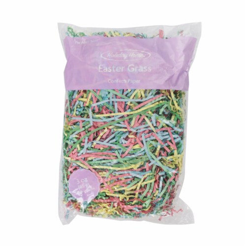 Holiday Home Confetti Easter Paper Grass Perspective: front