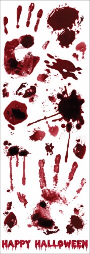 Holiday Home Bloody Mess Wall Art Perspective: front