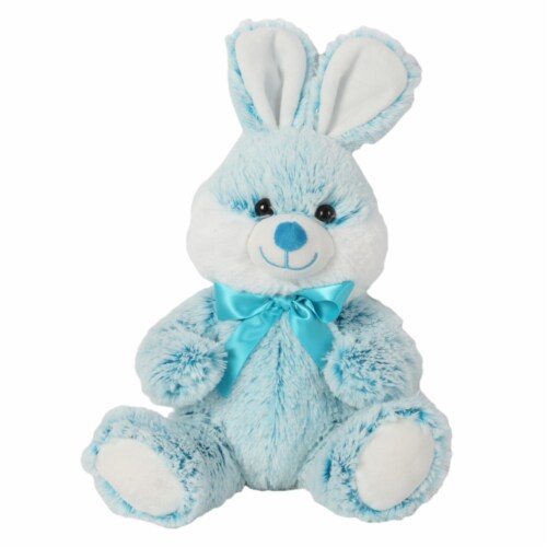 Holiday Home Two Tone Bunny Plush Blue 10 in Kroger