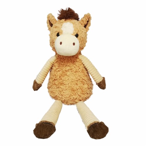Holiday Home Donkey Plush Toy - Brown Perspective: front