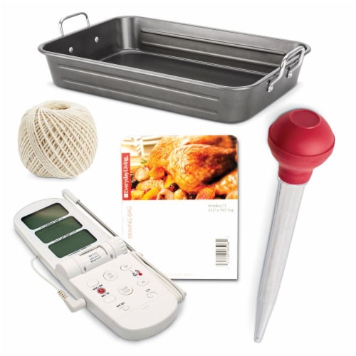 Everyday Living® Turkey Roasting Kit with Roasting Pan Perspective: front