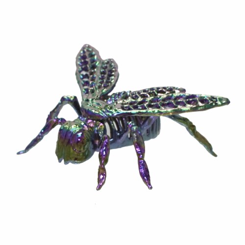 Holiday Home Oil Slick Skeleton Baby Bee Decor Perspective: front