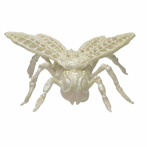 Holiday Home Iridescent Skeleton Baby Bee Decor Perspective: front