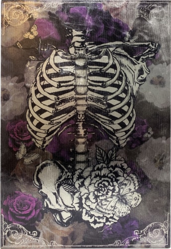 Holiday Home® Halloween Skeleton Wall Plaque Perspective: front