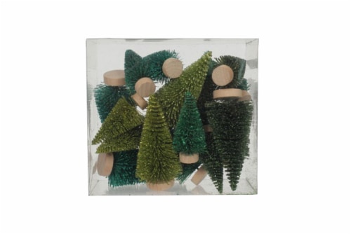 Holiday Home Mini Tree Vase Filler - Green Perspective: front