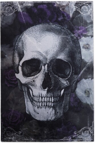 Holiday Home® Halloween Skeleton Wall Plaque Perspective: front