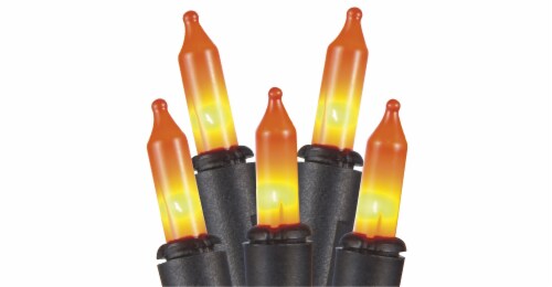 Holiday Home 70 Mini Twinkle Lights - Orange Perspective: front