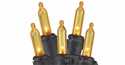 Holiday Home® LED Mini String Lights - Orange Perspective: front