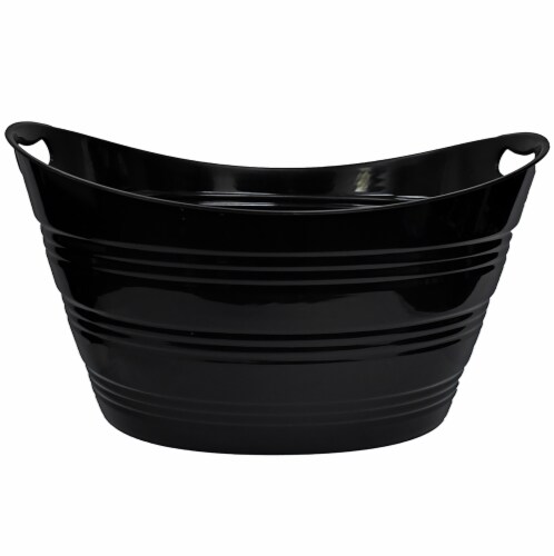 Holiday Home Halloween Beverage Tub - Black Perspective: front
