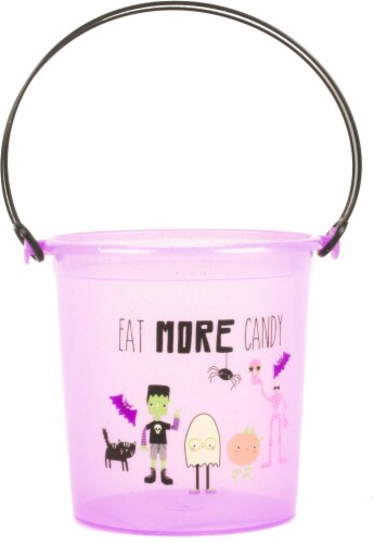 Holiday Home 3-in-1 Boo Squad Mini Treat Bucket - Purple Perspective: front