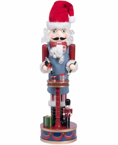 Holiday Home Workshop Santa Nutcracker Perspective: front