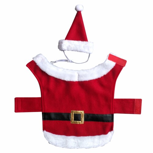 Holiday Home Medium Santa Pet Costume Perspective: front