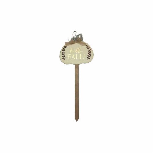 Holiday Home® Hello Fall Sign Decor Perspective: front