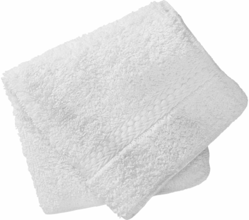 Everyday Living Washcloth - White Perspective: front