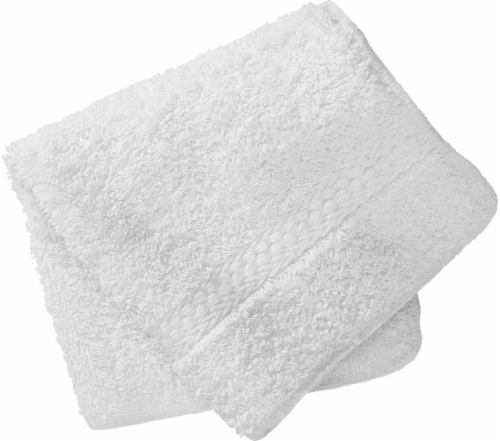 Everyday Living Wash Cloths - White, 8 ct / 1 pk - Fred Meyer