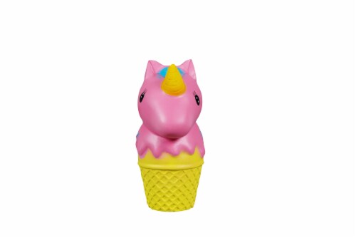 Holiday Home® Squishy Unicorn in Cone Toy - Pink Perspective: front