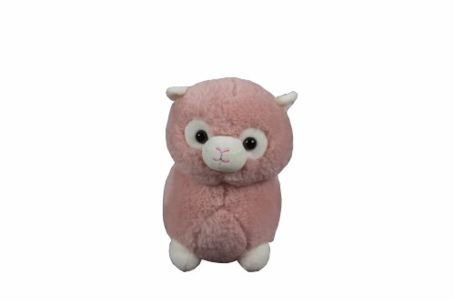 Holiday Home® Standing Plush Alpacas - Pink Perspective: front