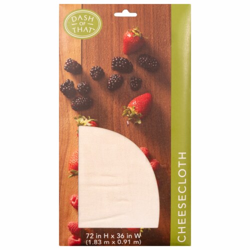 Dash of That Premium Ultra Fine Cheese Cloth - Natural Perspective: front