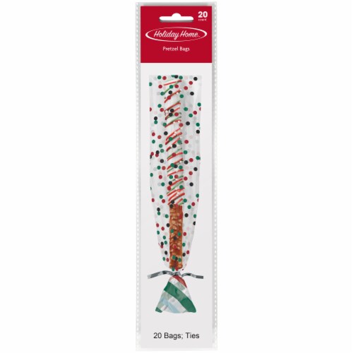 Holiday Home™ Dotty Pretzel Bags Perspective: front