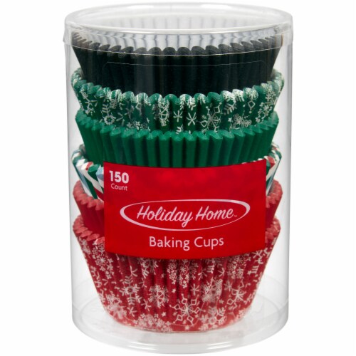 Holiday Home™ Snowflake Baking Cups Perspective: front