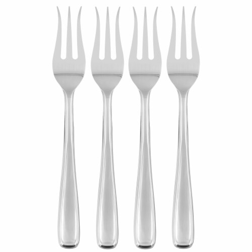 Dash of That Sean Cocktail Fork Set - Silver Perspective: front