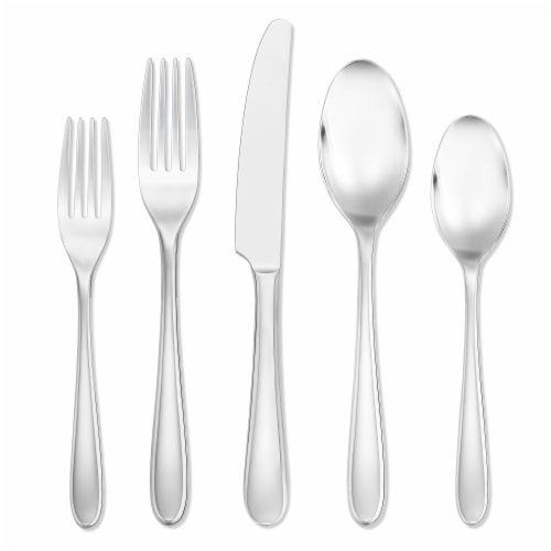 Dash of That Kellie Flatware Set - Silver Perspective: front