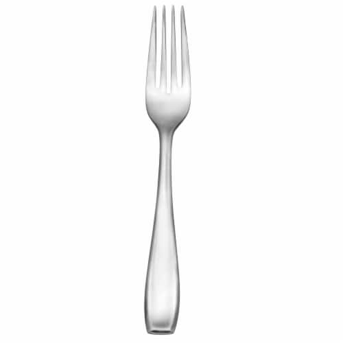 Dash of That Anna Satin Dinner Fork - Silver Perspective: front