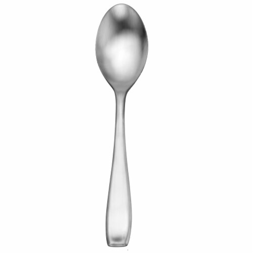 Dash of That Anna Satin Dinner Spoon - Silver Perspective: front