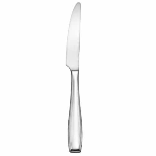 Dash of That Anna Satin Dinner Knife - Silver Perspective: front
