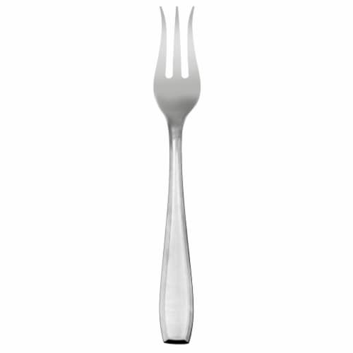 Dash of That Anna Satin Cocktail Fork - Silver Perspective: front
