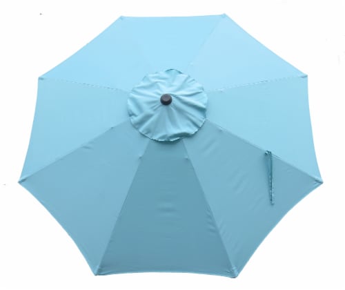 HD Designs Outdoors Umbrella - Marine Blue Perspective: front