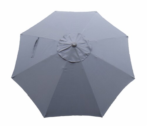 HD Designs Outdoors Market Umbrella - Quiet Shade Perspective: front