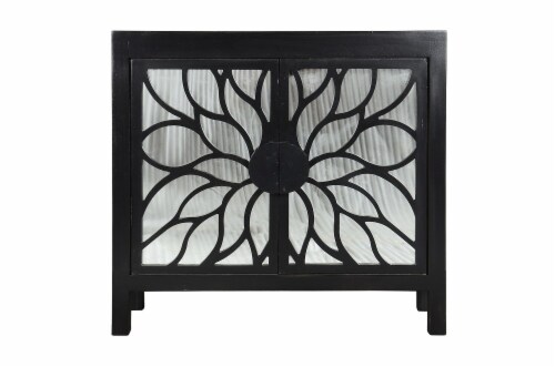 Fred Meyer Hd Designs 2 Door Petal Cabinet Black 1 Ct