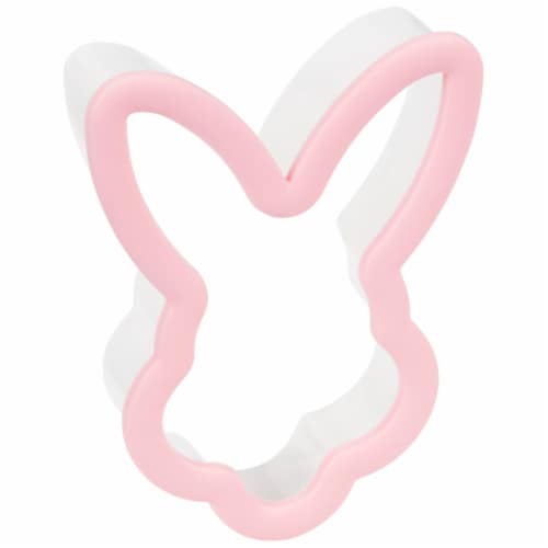 Holiday Home Bunny Grippy Cookie Cutter Perspective: front