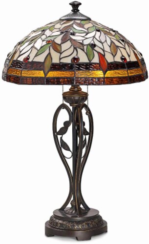 HD Designs Tiffany Table Lamp Perspective: front