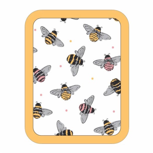 Everyday Living Bees Print Potholder - Yellow/White Perspective: front