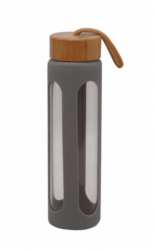 HD Designs Outdoors Glass Bottle with Silicone Sleeve - Solid Alloy Perspective: front