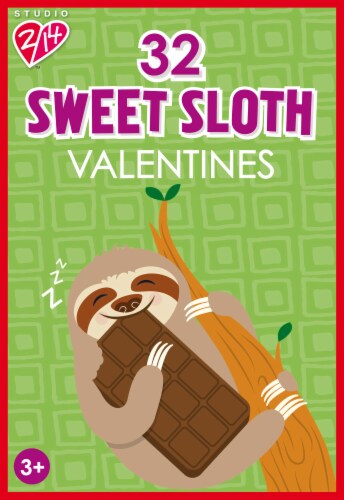Holiday Home Sweet Sloth Valentines Perspective: front