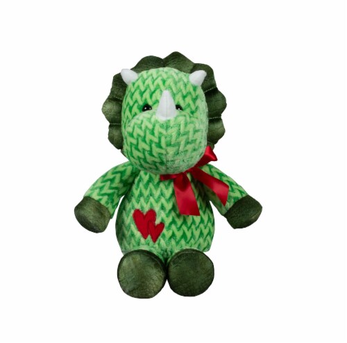 Holiday Home® Plush Dinosaur - Green Perspective: front