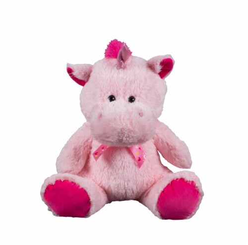 Holiday Home® Plush Sitting Unicorn - Pink Perspective: front