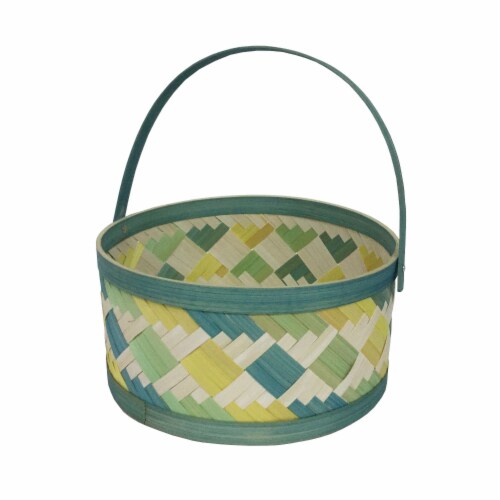 Holiday Home® Diamond Weave Easter Basket Perspective: front