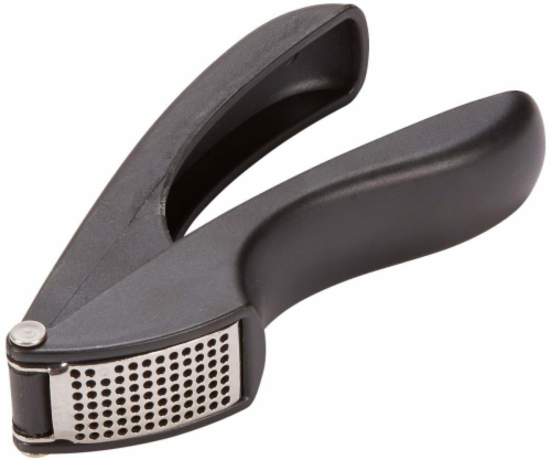 Everyday Living Garlic Press - Black Perspective: front