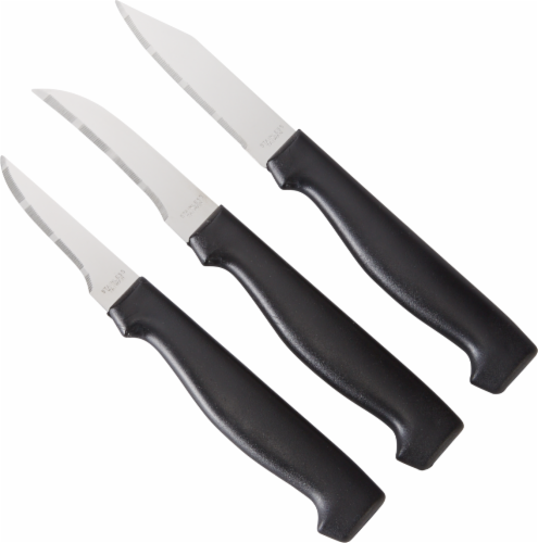 Everyday Living Paring Knives - Black Perspective: front
