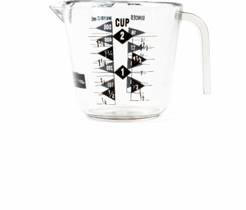 Everyday Living® Plastic Measuring Cup - Clear Perspective: front